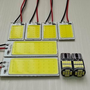 オデッセイ RC1・RC2 T10 LED ルームランプ 8点セット COB全面発光 ホワイト ホンダ /c36/c18/26