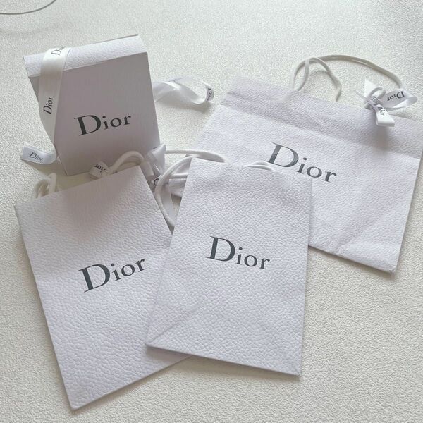 Dior ディオール　ショップ袋　ショッパー　箱　まとめ売り　４点