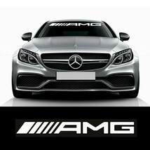 35インチ AMG メルセデスベンツ Mercedes Benz ウインドシールド デカール ステッカー ホワイト 白 90cm wf PETRONAS ペトロナス_画像1