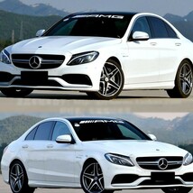 35インチ AMG メルセデスベンツ Mercedes Benz ウインドシールド デカール ステッカー ホワイト 白 90cm wf PETRONAS ペトロナス_画像3