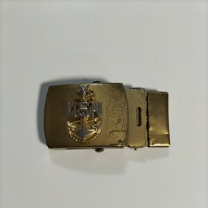 USN America navy belt buckle 60'S Vintage 