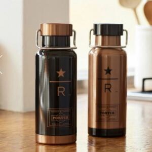 STARBUCKS RESERVE×PORTER S/S Bottle Black Copper 473ml スタバ×ポーター ブラック　カッパー2本セット　ステンレス　ボトル