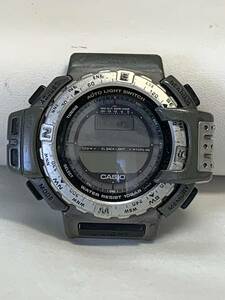 Ｂ380　腕時計　CASIO/カシオ　PRO TREK/プロトレック　TRIPLE SENSOR/トリプルセンサー　1471　PRT-411 クォーツ　フェイスのみ