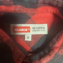 k03 X-LARGE チェックシャツ　サイズS表記 中国製_画像4