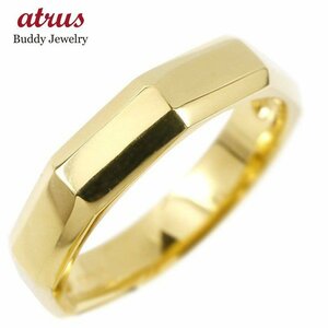  men's ring yellow gold k10 ring 10 gold strut metal pin key ring ring simple for man popular 