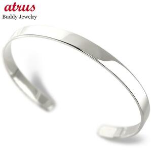  platinum bangle lady's 6 millimeter width bracele pt900 forged simple metal woman free shipping sale SALE