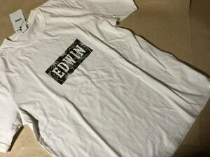 【同梱不可！】【EDWIN★エドウイン】Ｔシャツ　ＬＬ　白　胸ロゴ