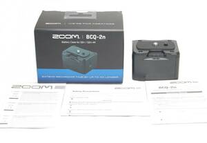 ◆新品級!!◆ZOOM ズーム BCQ-2n バッテリーケース Q2n Q2n-4K用 BCQ2n★うれしい元箱＋付属品付き!!★