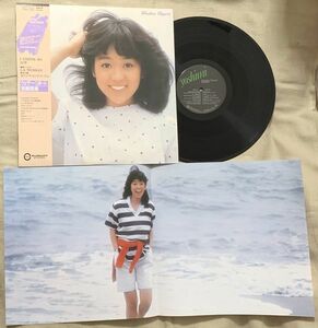 LP 岩崎良美 カラー・ピンナップ付 EXTRA MASTERING Weather Report I THINK SO LA WOMAN C28A0168 ジャケにシミ