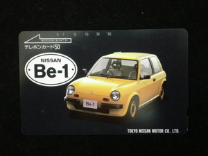 * telephone card [ Tokyo Nissan motor (NISSAN Be-1 Be-1 ) pie k car ]50 frequency *g11