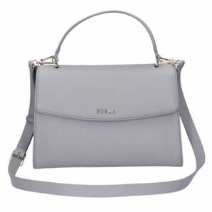 新品　フルラ　FURLA 2way ショルダーバッグ　ハンドバッグ　グレー