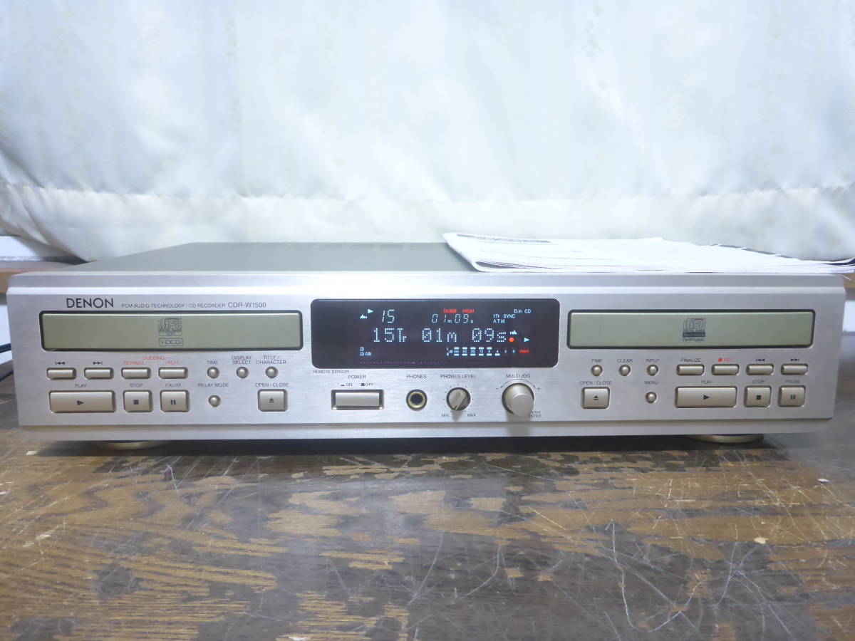 ヤフオク! -「denon cdr-w1500」(オーディオ機器) の落札相場・落札価格