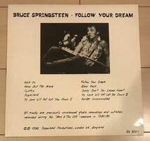 ■BRUCE SPRINGSTEEN■ブルーススプリングスティーン■Follow Your Dream / Unreleased Songs & Outtakes from “Born In The USA” period_画像3