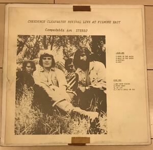 ■CREEDENCE CLEARWATER REVIVAL■C.C.R.■Live At Filmore East / 1LP■歴史的名盤 / レコード / アナログ盤 / ヴィンテージLP