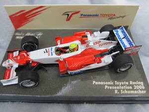 ミニチャンプス 1/43 Panasonic TOYOTA Racing　2006　R.Schumacher