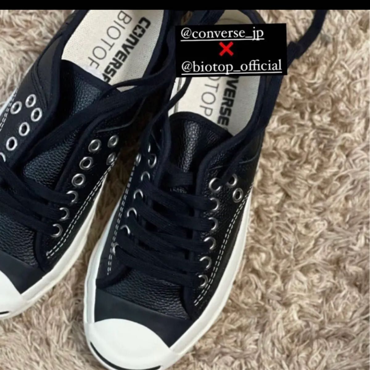 美品23 converse×BEAMS JACK PURCELL RET コンバース×ビームス