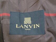 ランバンLANVIN■ウール混 コート ロング丈 無地 C-OY1002■R48-45■カーキ ※NK3629054_画像5