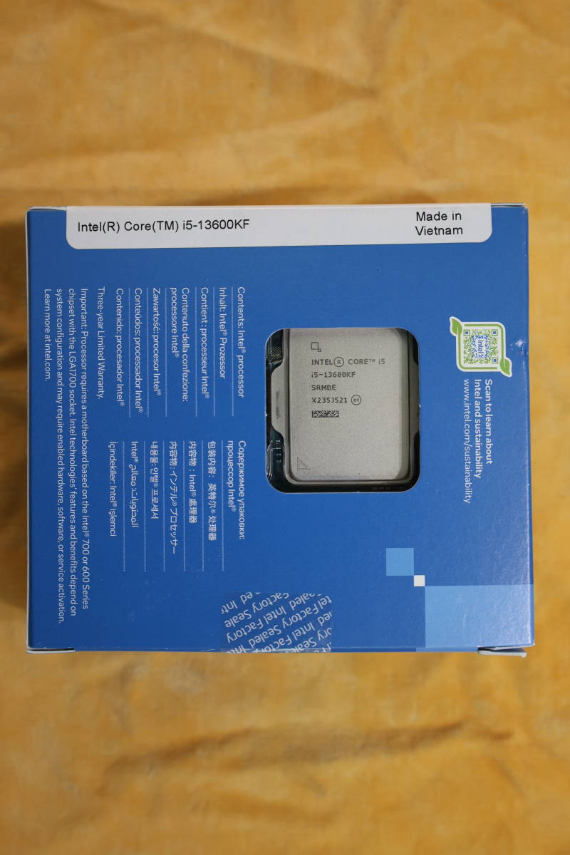 ☆Intel Core i5 13600KF LGA1700 第13世代 (24Mキャッシュ、CPU