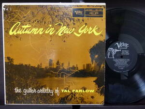 ■激レア■美盤深溝■TAL FARLOW■AUTUMN IN NEW YORK■