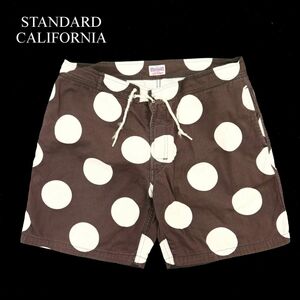 STANDARD CALIFORNIA スタンダードカリフォルニア 春夏 ドット総柄★ ハーフ ショート パンツ Sz.34　メンズ 日本製　C3B02630_7#P