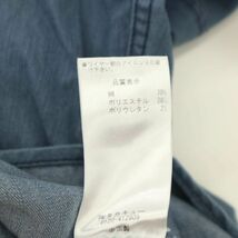 【新品 未使用】 semantic design セマンティック デザイン 半袖 襟ワイヤー★ 加工 ウエスタン デニム シャツ Sz.M　メンズ　C3T06358_7#A_画像9