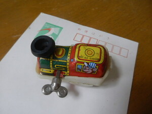 Винтажная оловянная игрушка Zenmai [Locomotive] Mini Size 5CM японская коллекция ретро комбинированное использование тока постоянная Pat.53-039338 Antique
