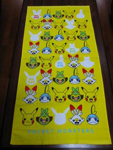  new goods bath towel Pikachu Cara pattern . pattern Pocket Monster man and woman use child cheap super-discount knees . towelket pretty yellow Pokemon spring summer 