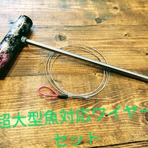 ☆マグロ・GT・クエなど対応☆ 神経締めワイヤーピンクラップペイントピックセット #ネギング #キャスティング #タイラバ #シーバス