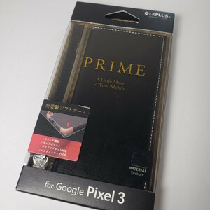 Google Pixel 3 手帳型ケース ブラック 0999