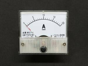 DC20A analogue amperemeter panel meter 