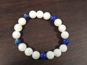  mother Goose ob pearl lapis lazuli. bracele lapis lazuli stone 