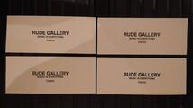 ★送料込み！！！★新品 RUDE GALLERY ルードギャラリー 非売品ノベルティステッカー 2色4枚セット_画像2