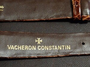 デッドストック ワニ革 クロコダイルレザーベルト 十 ヴァシュロン・コンスタンタン VACHERON CONSTANTIN