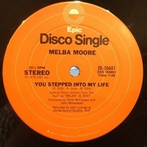 【HMV渋谷】MELBA MOORE/YOU STEPPED INTO MY LIFE / THERE'S NO OTHER LIKE YOU(2850601)