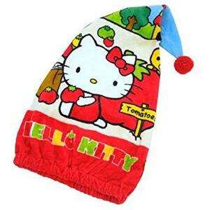  new goods free shipping * super-rare towel cap Hello Kitty tomato 