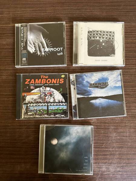 ギフト タップルート テアシ サンド the Zambonis 100% Hockey & Other Stuff RAPTURE The Search with the third moon WEDGE TEASI 5枚組