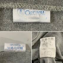 ☆ORCIVAL オーシバル フランス製 レディース 半袖Tシャツ カットソー トップス 無地 グレー サイズ4 古着【レターパックライト郵送可】A_画像10