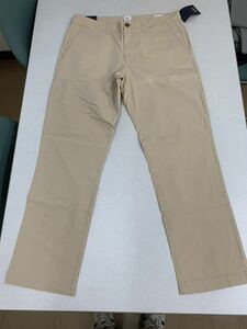 ●ＧＡＰ●新品●チノパン●ギャップ●ベージュ●ストレート●ウエスト実寸約９６cmX股下81cm●クールビズ●薄手のパンツ●USU●1-1