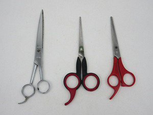 *sz0958 hair cut for tongs 3 point set three Japanese cedar NO,100 TARO'S BARBER. scissors Barber beauty haircut retro free shipping *
