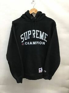 20230712【Supreme ×Champion】シュプリーム チャンピオン プルオーバーパーカー パーカー L 17SS hooded ブラック