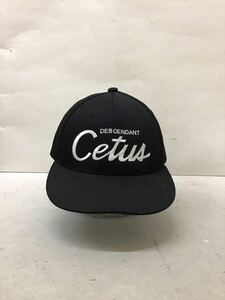 20230731 【DESCENDANT】ディセンダント キャップ CETUS SIX PANEL 19AW Free ブラック 