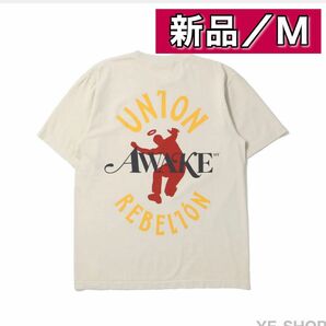 【新品M】UNION x AWAKE NY Rebelion Tee "White"ユニオン アウェイク ニューヨーク Tシャツ