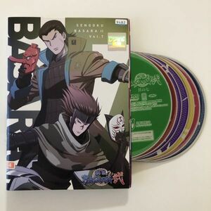 B17386　R中古DVD　戦国BASARA弐　全7巻セット（ケースなし）