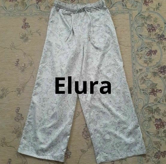 Elura ペイズリー楽々パンツ