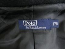 ★ラルフローレン RalphLauren★メルトンピーコート ブラック ユース170★R50716026A_画像5