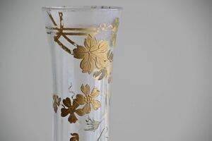 ヤフオク! - アールヌーボー アンティークガラス 花瓶 飾り瓶