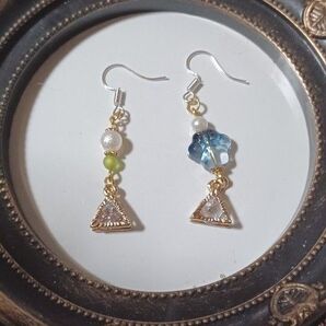 フックピアス ハンドメイドno.19