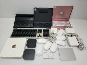 Apple 製品 Apple TV A1469、iMac キーボード、Time capsule A1303、Apple マウス、バッテリー充電器 iPad キーボード ケース 動作未確認