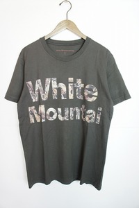 美品20SS White Mountaineeringホワイトマウンテニアリング PRINTED T-SHIRT FALLEN LEAVES/WM2073501 Tシャツ 半袖カットソー 灰717N