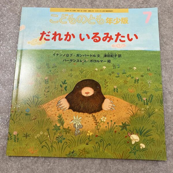 こどものとも年少版 ２０２０年７月号　だれかいるみたい